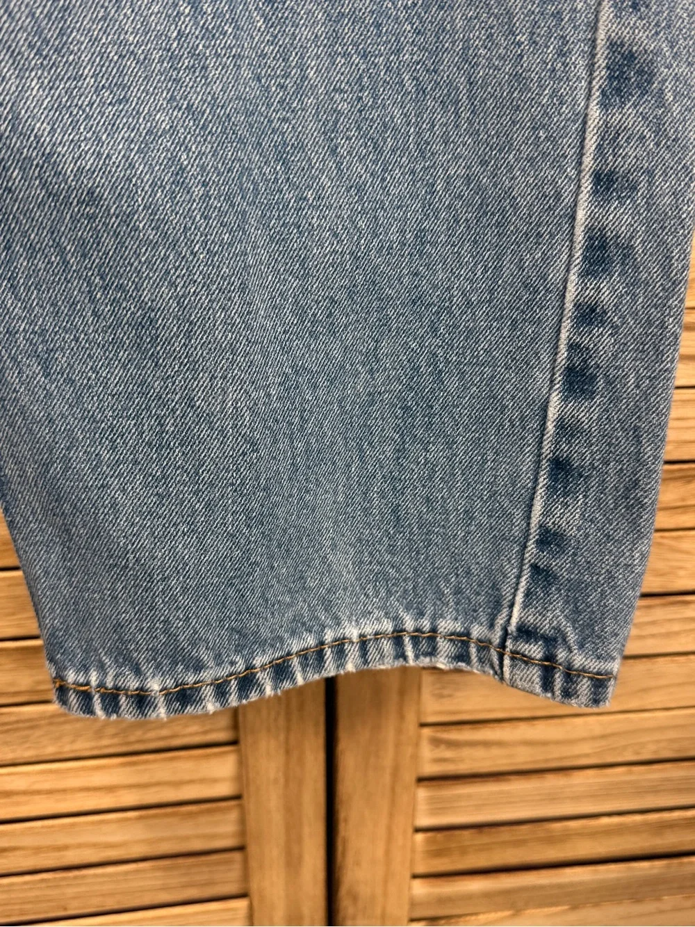 Levi's Men's Medium Blue Straight-Leg Jeans Size 36X34